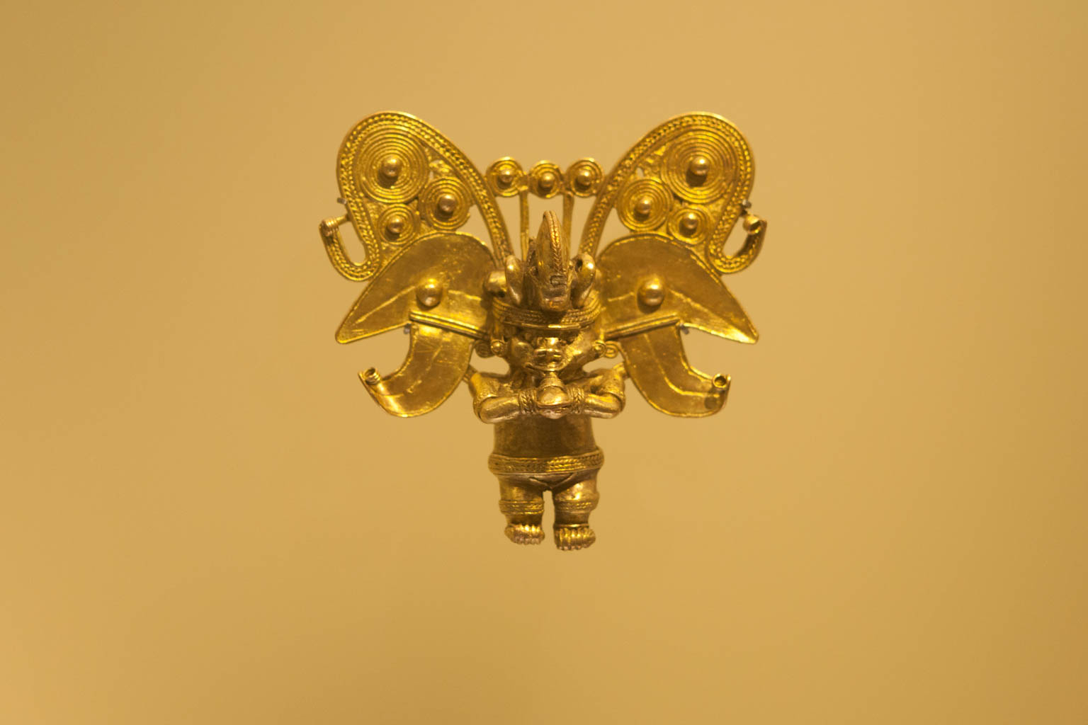 Anthropozoomorphus pendant- Museum of Gold, Bogota, Colombia