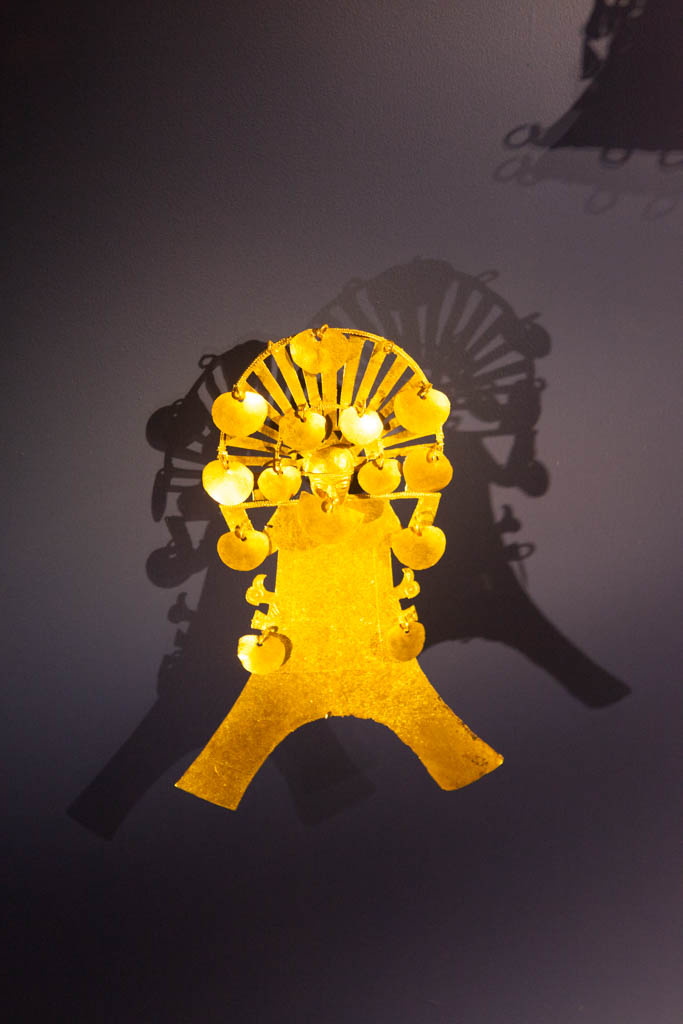 Anthropomorphus pendant- Museum of Gold, Bogota, Colombia