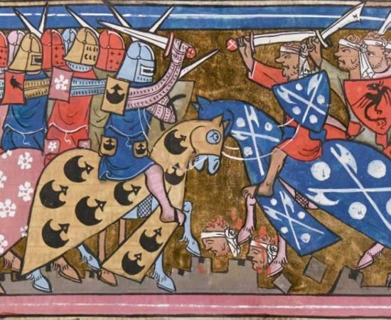 Illustration of the second crusade. 