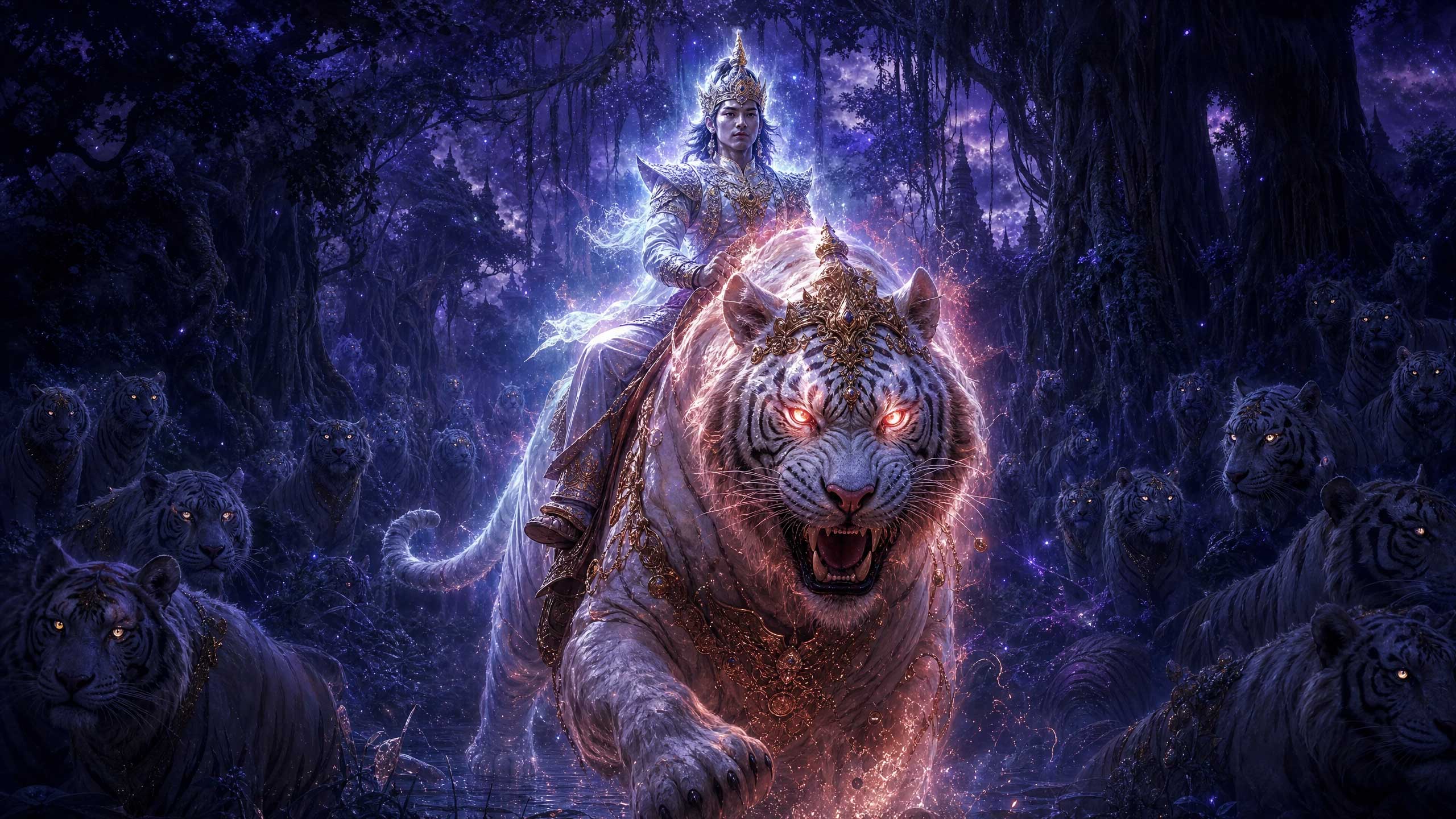 Prabu Siliwangi and the White Tiger