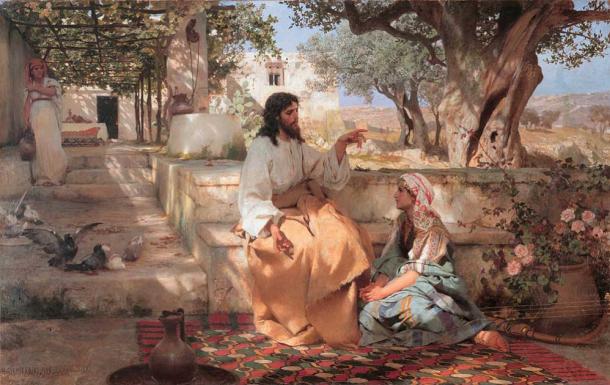 Christ in the House of Martha and Mary by Henryk Siemiradzki. (Public domain)