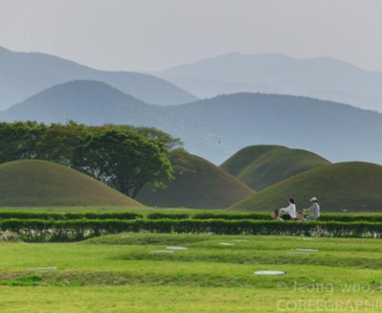 Imdang-Joyeong burial complex in Gyeongsan, South Korea. 
