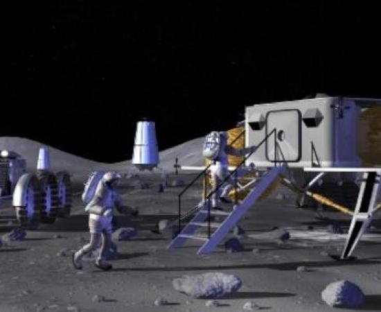 Commercial Moon Base