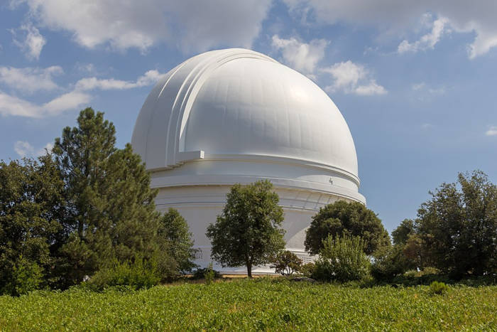 The Palomar Observatory in California