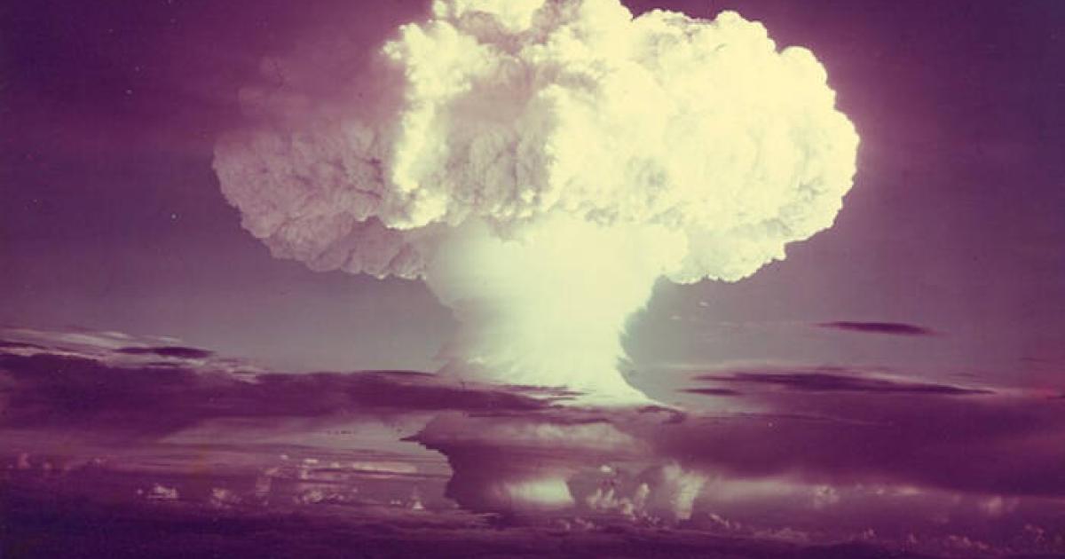 "Ivy Mike" atmospheric nuclear test - November 1952. 