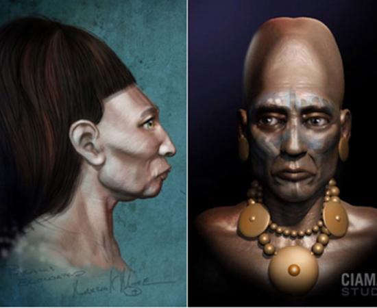 Artistic representations of the Paracas people