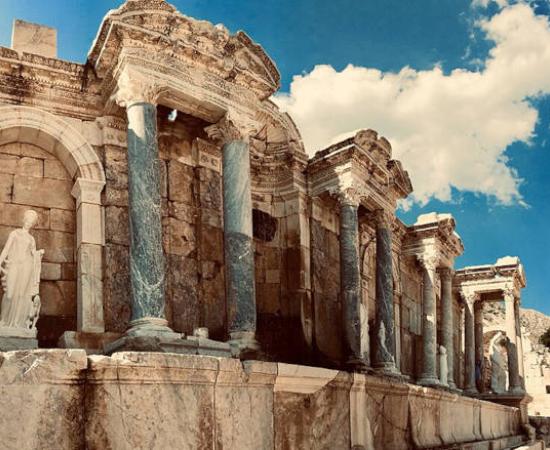The ancient site of Sagalassos in Turkey.