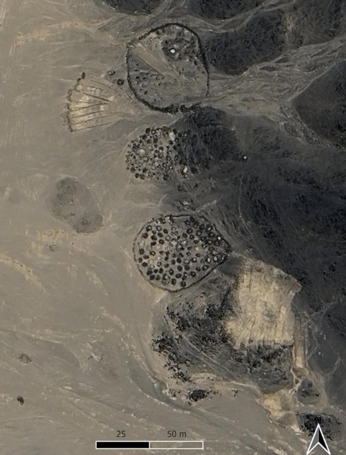 A cluster of enclosure burials
