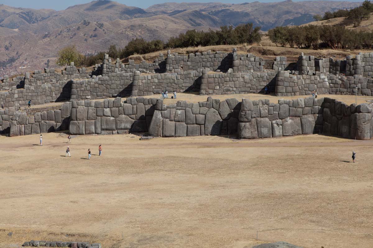 The walls of Saksaywaman, Cusco, Peru.