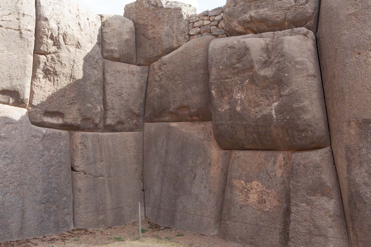 The walls of Saksaywaman, Cusco, Peru.