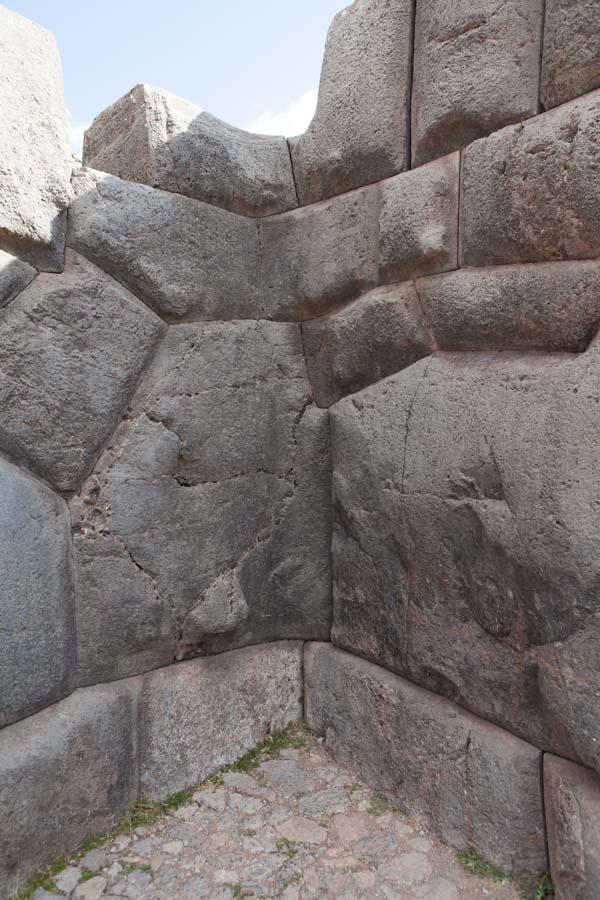 The walls of Saksaywaman, Cusco, Peru.