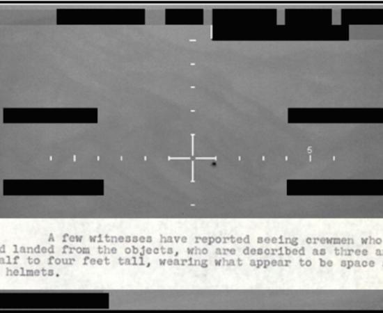 Infrared still image captured of unidentified object over western United States in December of 2025.